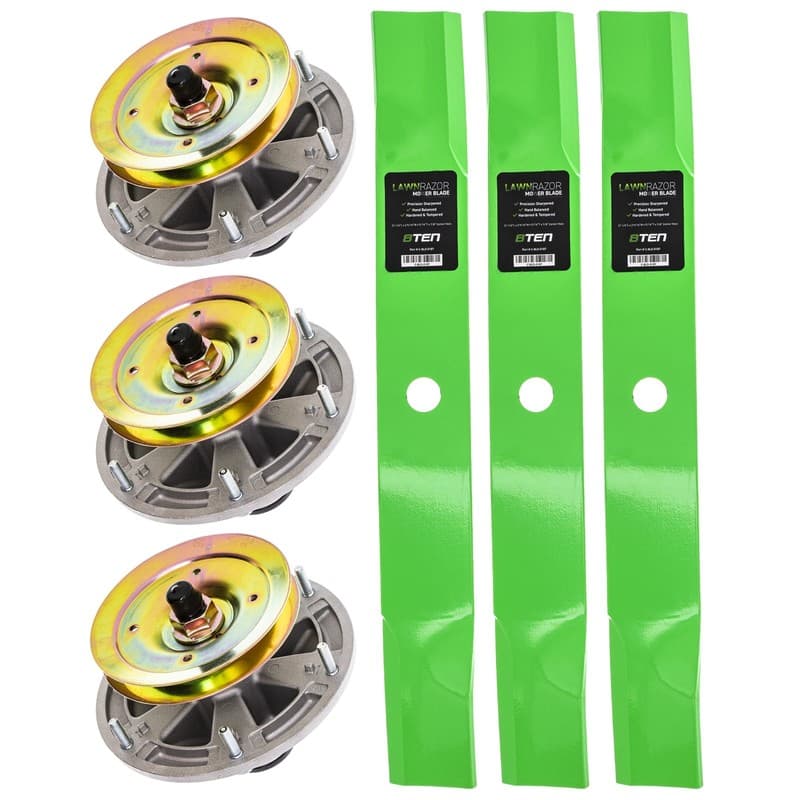 Spindle Medium Lift Blade Kit for John Deere 60 Inch Deck M665 667 667A 737 757