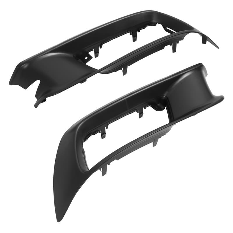 LH&RH Black Bumper Fog Light Cover Bezel For Honda Civic Sedan LX EX EX-L 2012