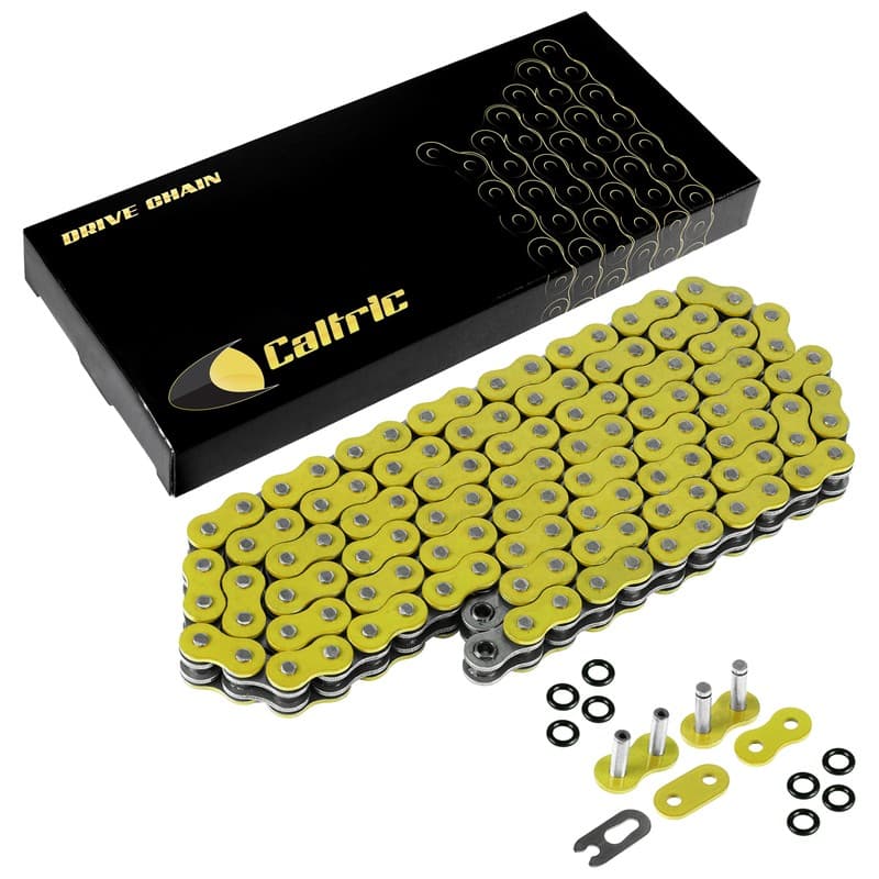 O-Ring Drive Chain for Suzuki LTZ400 Quadsport 2003 2004 05 06 07 08 09 Yellow