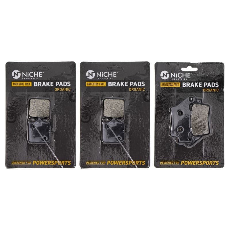 NICHE Brake Pad Set for BMW S1000R S1000RR 34117714800 Front Rear Organic