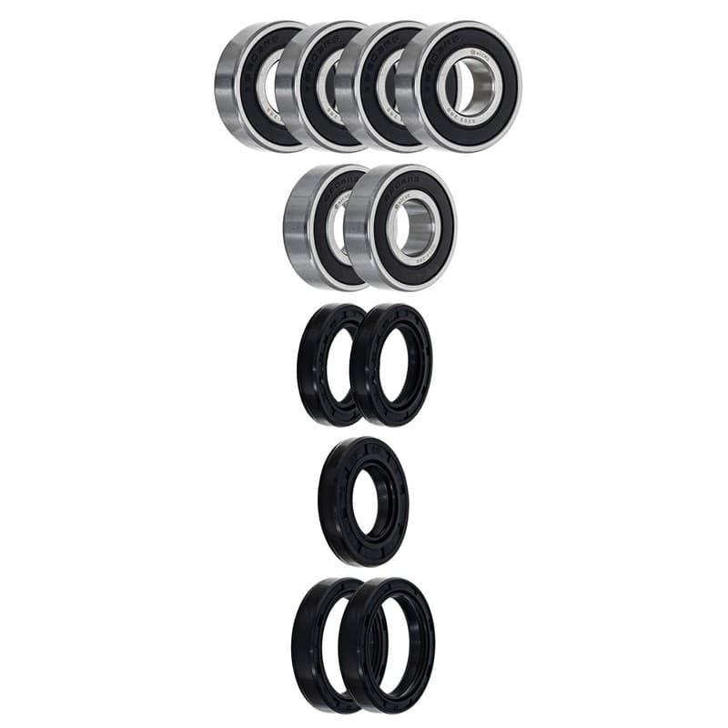 NICHE Wheel Bearing Seal Kit for BMW G650GS F650GS/M 6204-2RS 6203-2RS