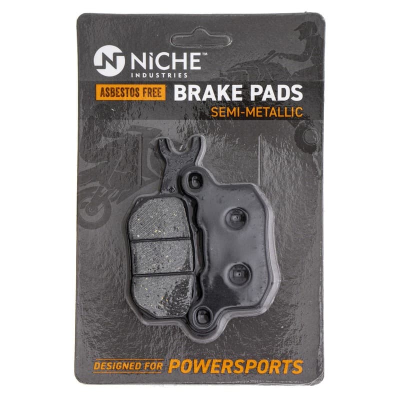 Brake Pad Set for Can-Am 715900382 Rear Right Semi-Metallic Defender Traxter