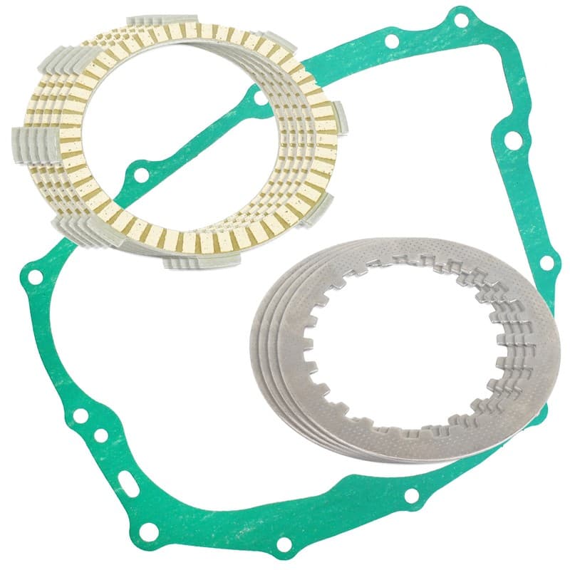 Caltric Clutch Friction Steel Plates And Gasket Kit for Honda XL185S 1979 1980