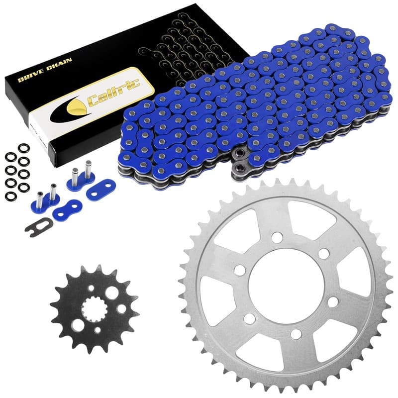 Blue O-Ring Drive Chain & Sprockets Kit for Kawasaki ZX900B Ninja ZX9R 1994-97