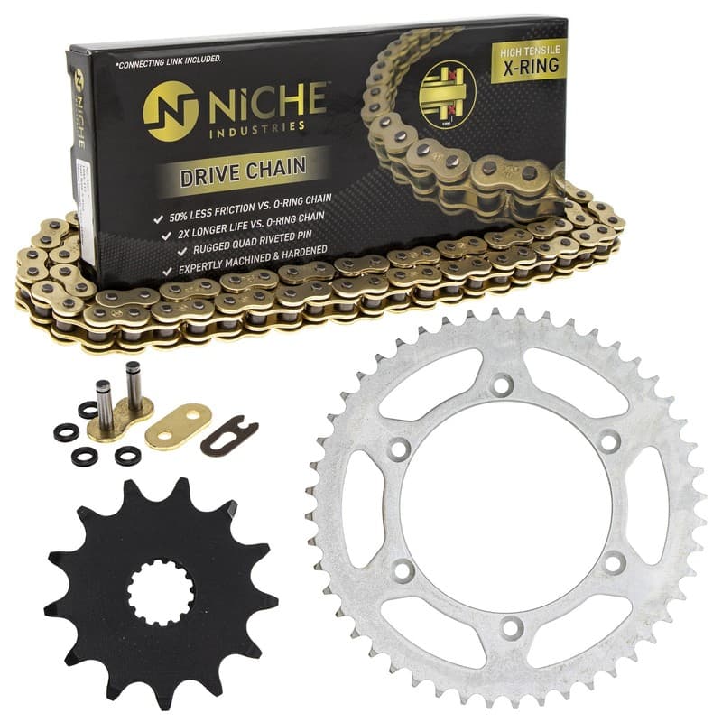 Sprocket Chain Set for Yamaha YZ125 Front 13 Rear 48 Tooth 520 X-Ring