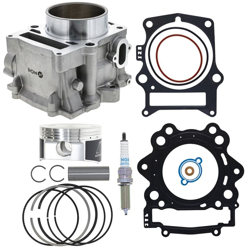 NICHE Cylinder WISECO Piston Gasket Kit for Yamaha Grizzly 550 28P-11311-00-00