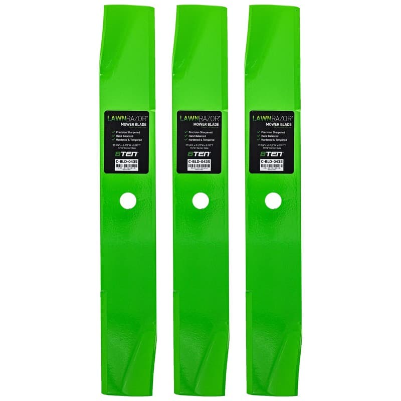 LawnRAZOR Blade for John Deere 317 318 50-Inch Deck M76461 Medium Lift 3 Pack