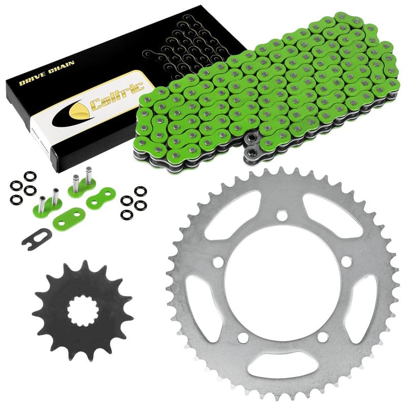Green O-Ring Drive Chain & Sprocket Kit for Suzuki DL650 DL650A DL650Se 2004-16