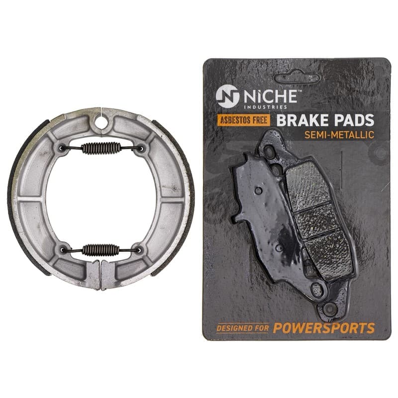 NICHE Brake Pad Set for Kawasaki Vulcan 800 Classic Front Rear Semi-Metallic