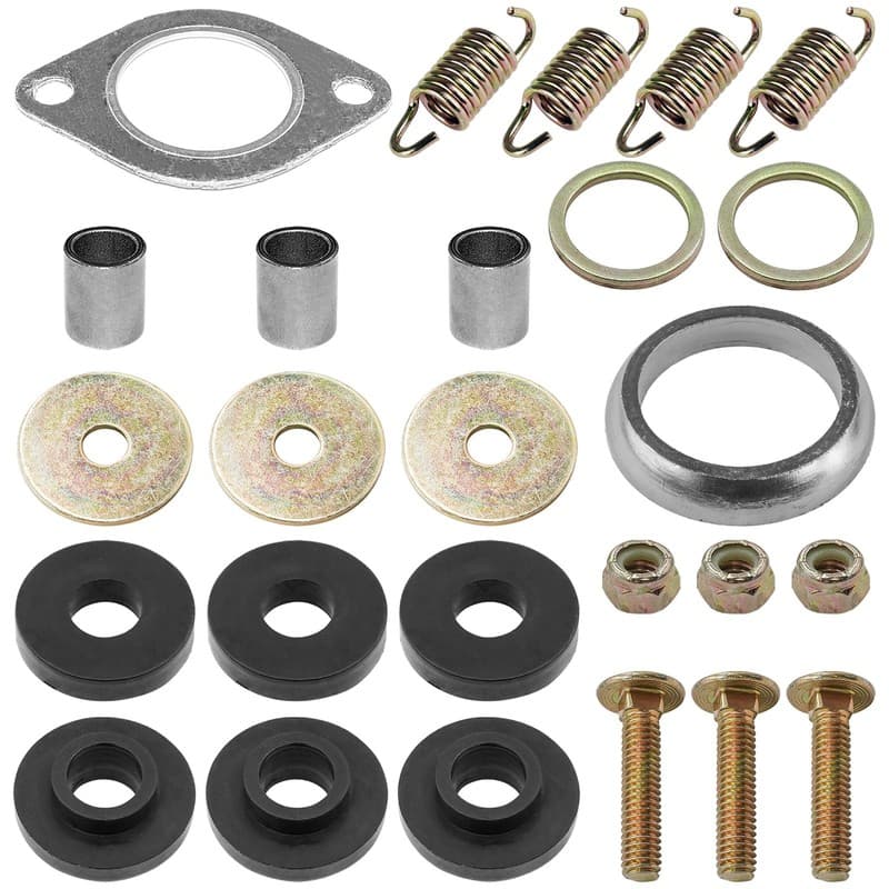 Exhaust Muffler Kit for Polaris Sportsman 400 4X4 2001 2002 2003 2004 2005