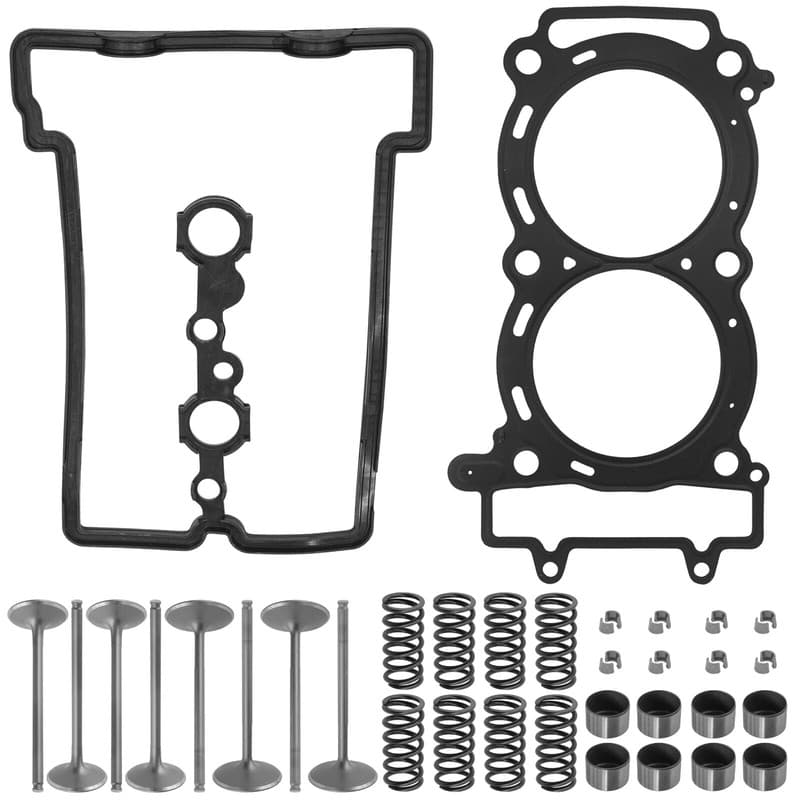 Cylinder Head Intake Exhaust Valve Kit for Polaris RZR XP 900 EFI 2013