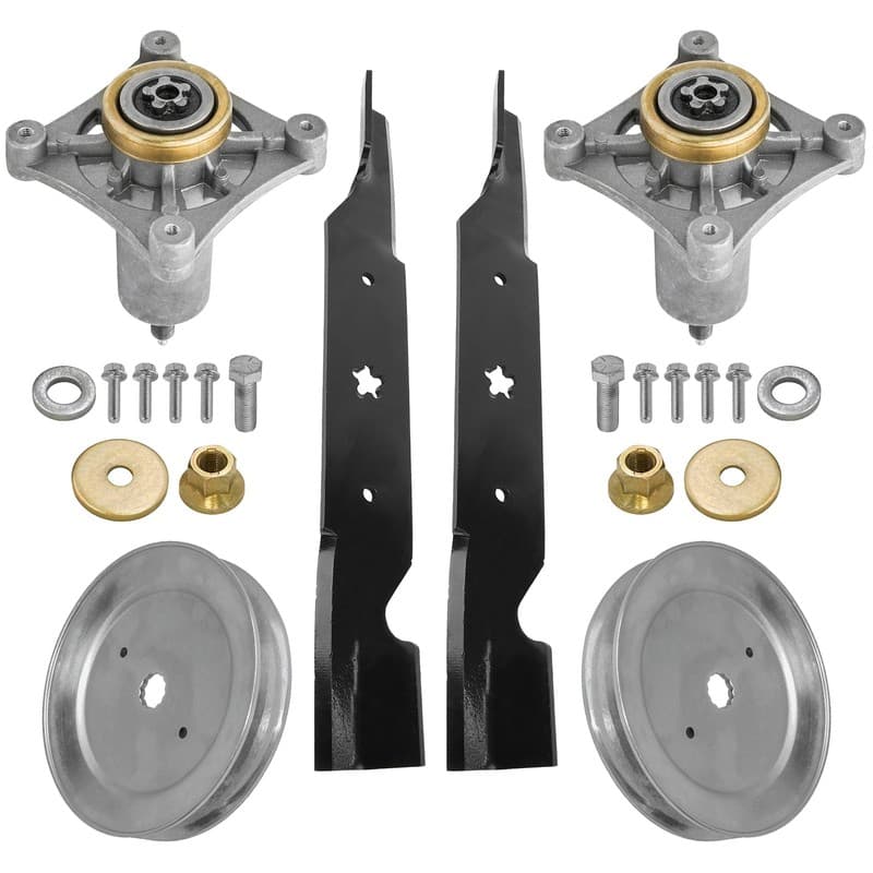 2 Spindle Pulley Blade for Husqvarna Ayp Craftsman Mower 285-585 532187292