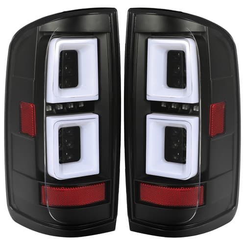 Full LED Tube Bar Tail Lights Brake Lamp Pair For Chevy Colorado 2015-2022 LH+RH