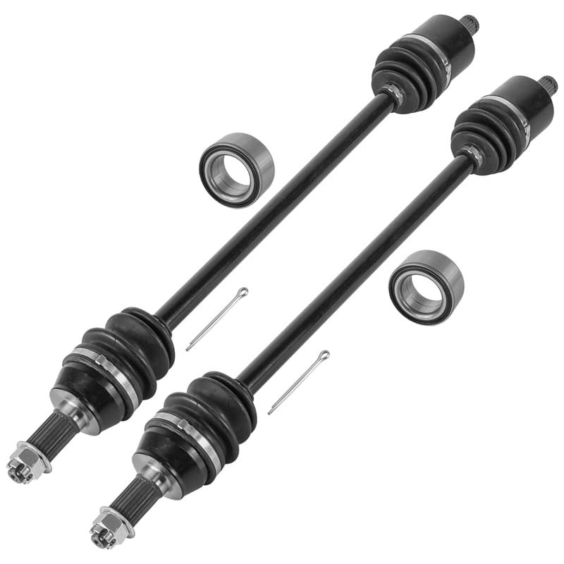 Front Left & Right CV Joint Axle With Bearing For Polaris RZR XP 900 2011-2013