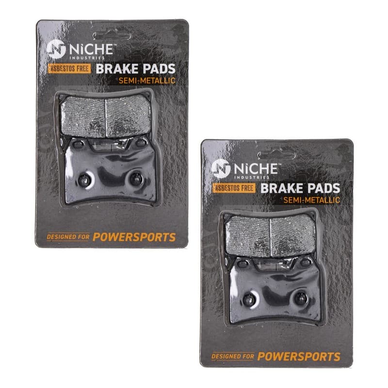 Brake Pad Set for BMW F800S F800R Ducati 998 Front Rear Semi-Metallic 2 Pack