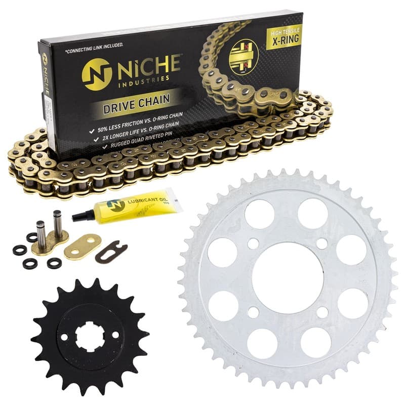Sprocket Chain Set for Honda CB750K 18/48 Tooth 530 X-Ring Front Rear Combo Kit