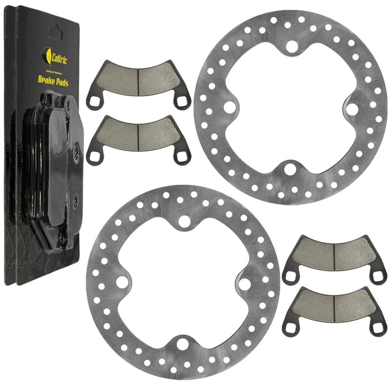Front Brake Discs and Pads For Polaris General 1000 XP 1000 20-24 RZR RS1 19-22