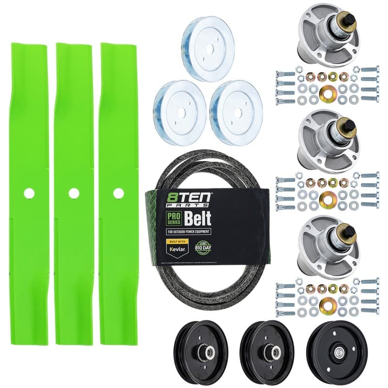 8TEN Deck Rebuild Kit for Hustler Raptor SD 54-Inch Deck 797696 607418 604817