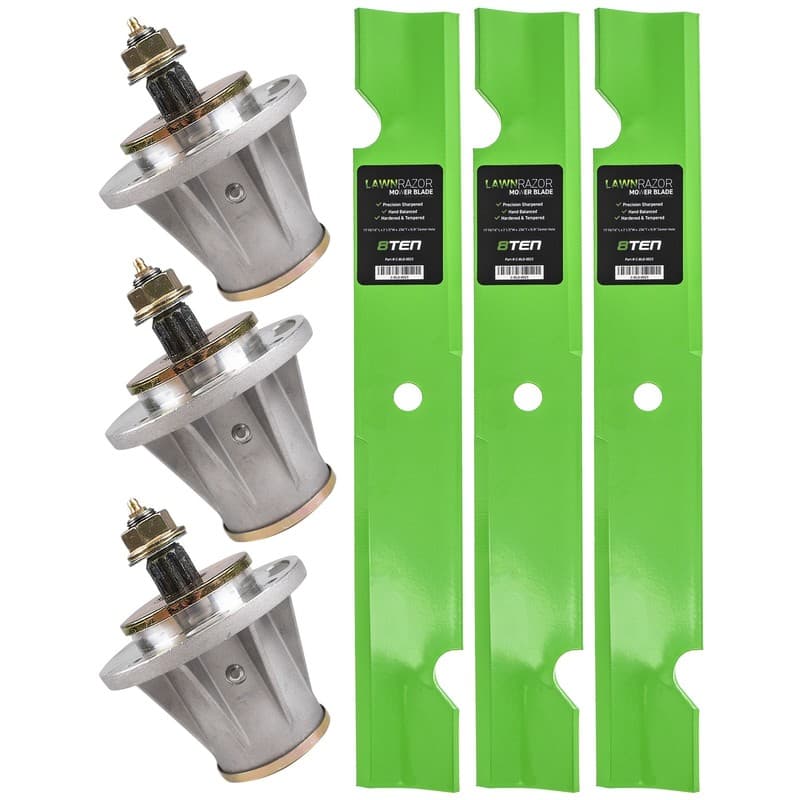 Deck Spindle Blade Kit for 52 Inch AYP Husqvarna LZ5225 LZ5227 LZ6127 966956101