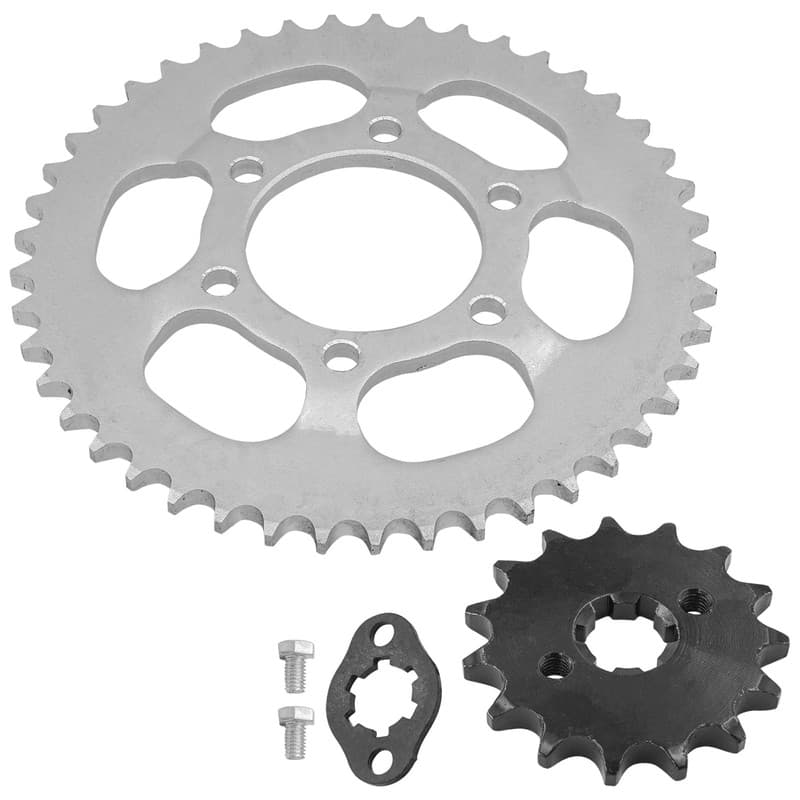 Front and Rear Sprockets Kit for Yamaha Serow 225 XT225 1992 1993 1994 1995-2007