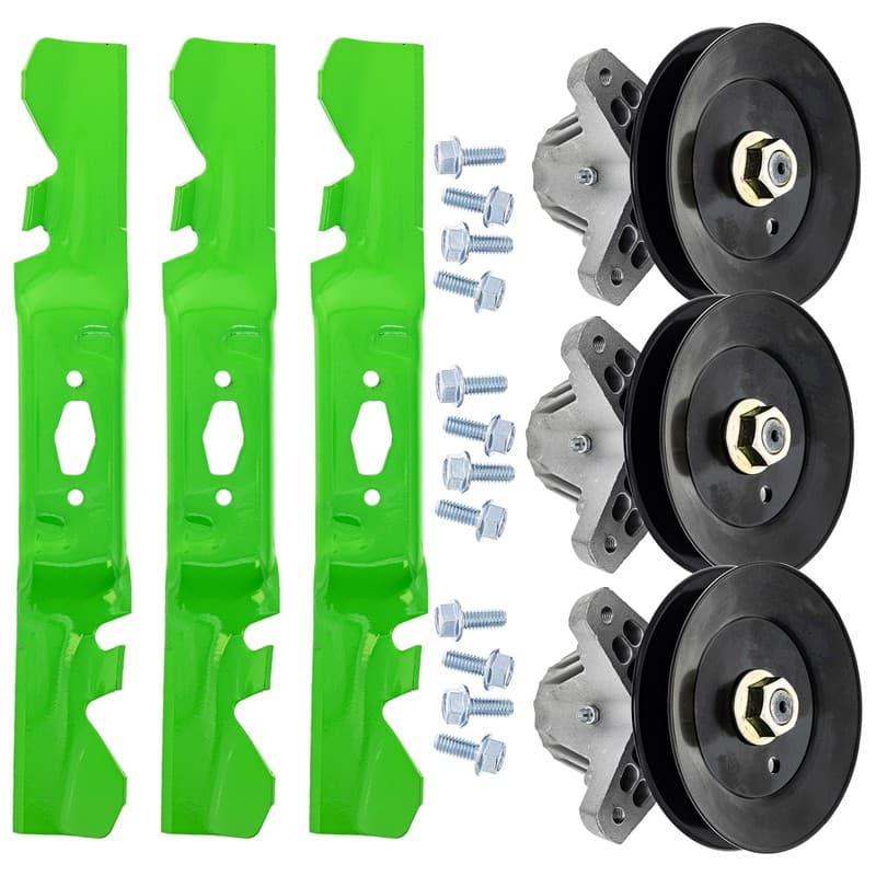 8TEN Blade Spindle Kit for Cub Cadet MTD XT1-LT50 742P05094-X 618P09255 50-Inch