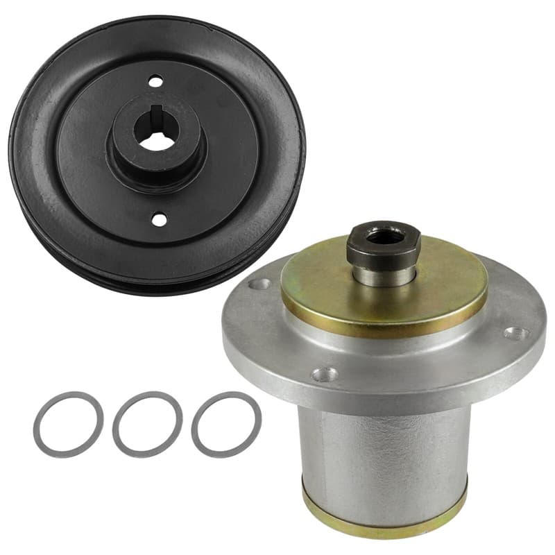 Caltric 539104420 539107408 Spindle & Pulley for Husqvarna BZ6127 BZ7234 BZE7234