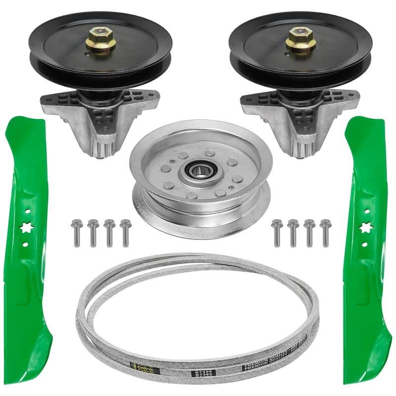 Caltric Spindle w/Pulley Blade & Belt For Cub Cadet RZT-L46 KH RZT-S46 46"Deck