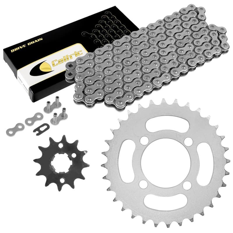 Drive Chain & Sprockets Kit fits Yamaha Grizzly 125 YFM125G YFM125 G 2004-2013