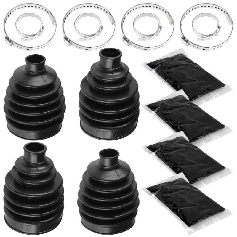 2 Rear Axle Inner Outer CV Boot Kit Fits Polaris Sportsman 500 2011 2012 2013