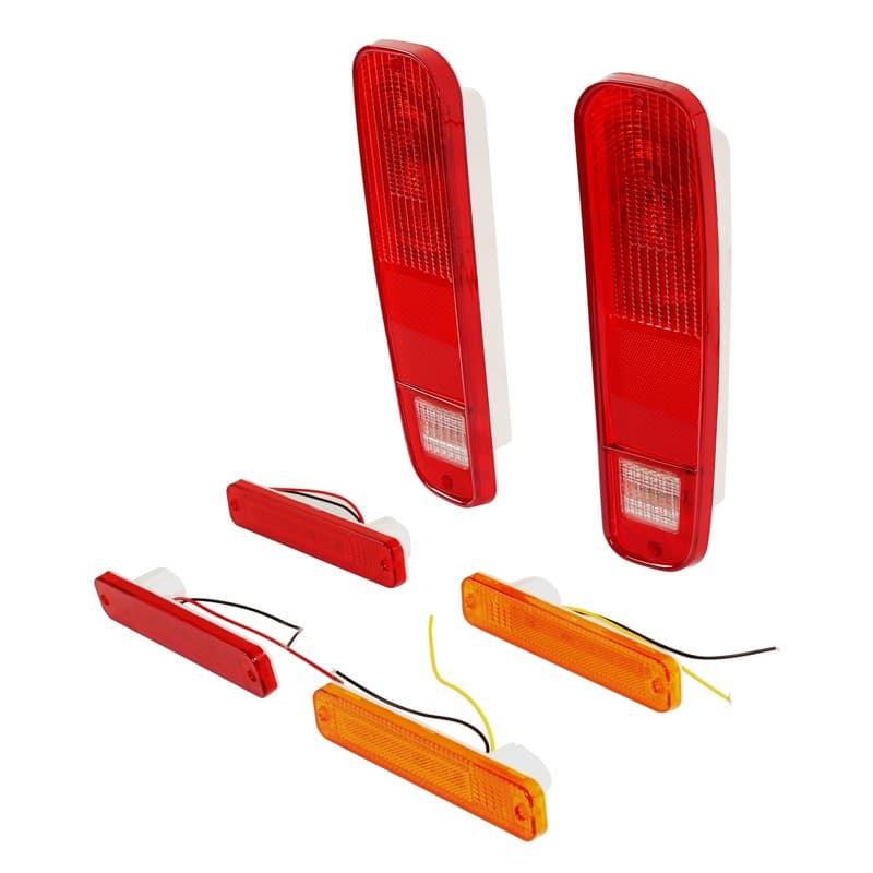 Full LED Tail Light + Side Marker Lamp For Ford Pickup TRUCK F150 F250 1973-1977