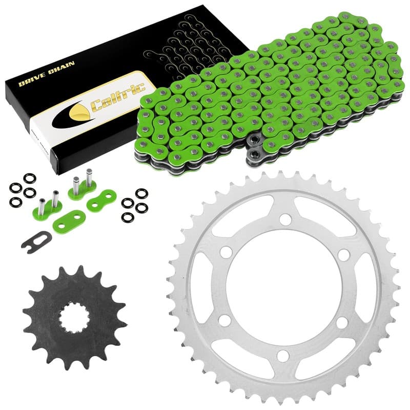 Green O-Ring Drive Chain & Sprockets Kit for Suzuki GSX-R600 GSXR600 2011-2016