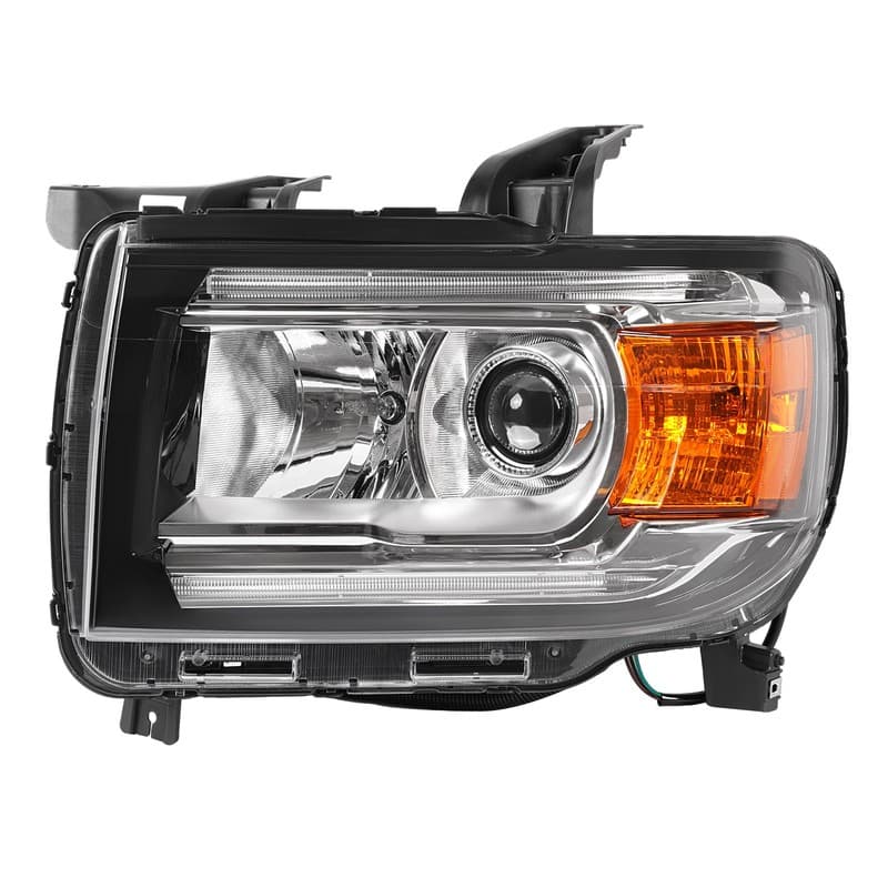 LED DRL Left Side Headlamp Headlight Projector For 2015-2022 GMC Canyon W/Bulbs