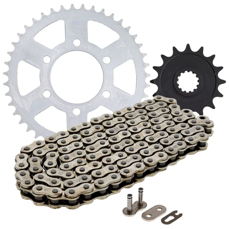 Sprocket Chain Set for Kawasaki Ninja ZX6R 16/43 Tooth 520 Front Rear Kit Combo