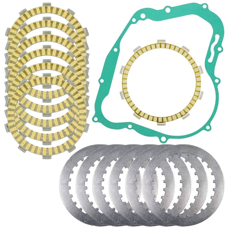 Clutch Friction w/ Steel Plates & Gasket Kit for Suzuki DR-Z250 DRZ250 2001-2007