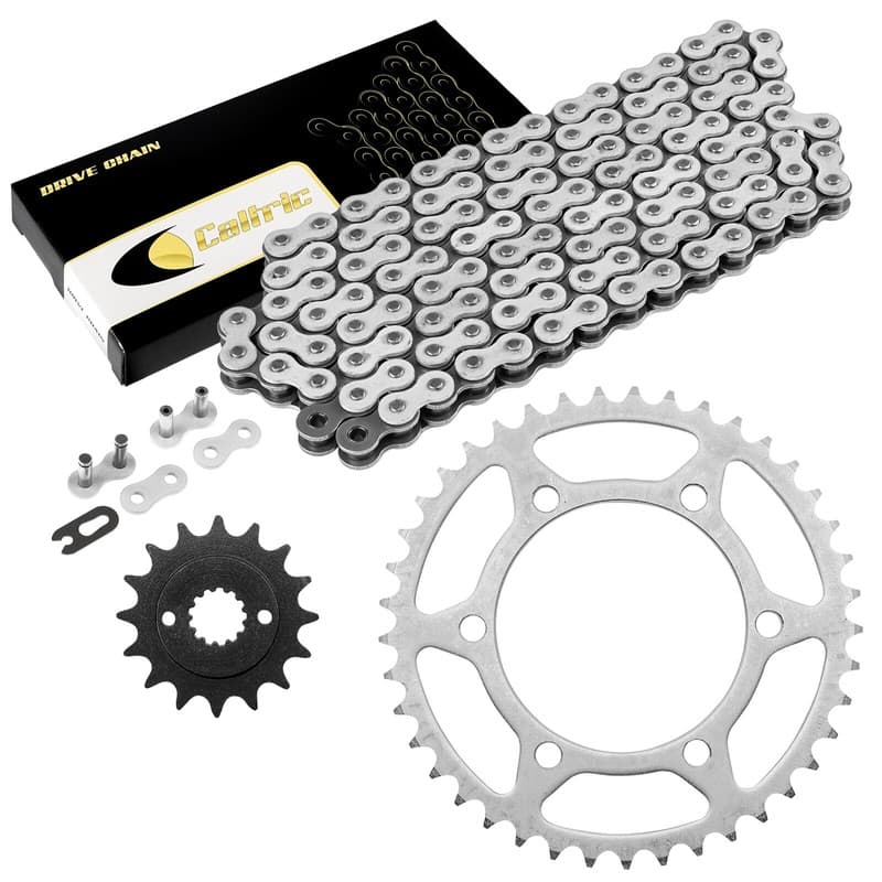 Drive Chain & Sprocket Kit for Kawasaki EN500 Vulcan 500 Ltd 1996 1997 1998-2009