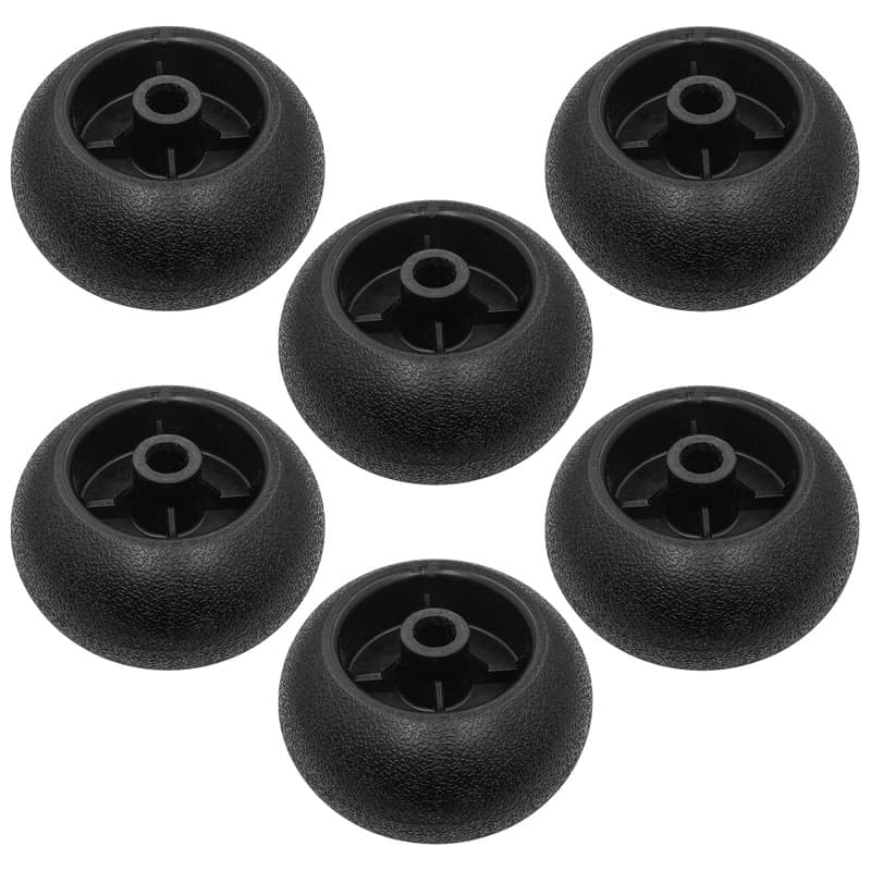 Caltric 50025511 Deck Wheels Anti-Scalp Rollers for Bush Hog Mower 5.00 x 2.75