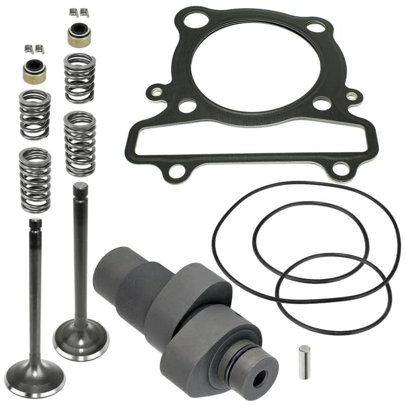 Camshaft w/Cylinder Head Valve Gasket Kit for Yamaha Big Bear 400 YFM400F 07-12