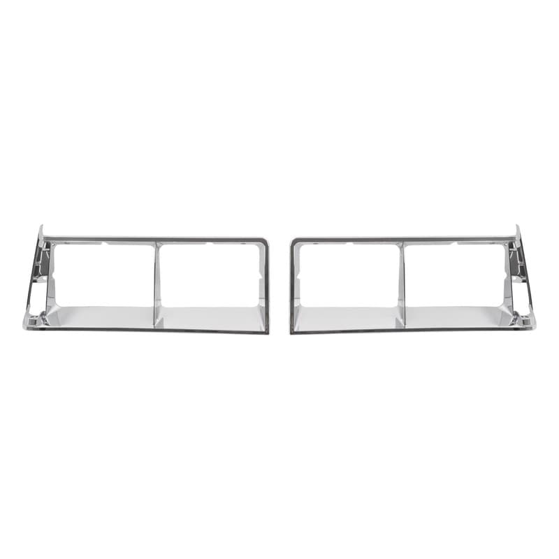 For Buick Regal / Grand National 1984-1987 Pair Chrome Headlight Headlamp Bezels
