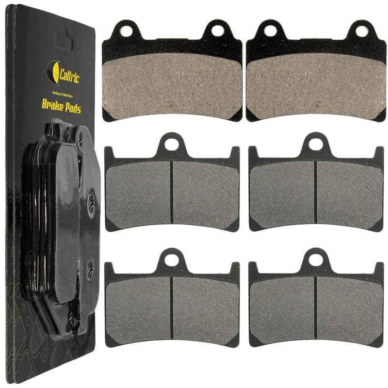 Front Rear Brake Pads for Yamaha XV1700 Road Star 2004-2005 2007-2009 Front Rear