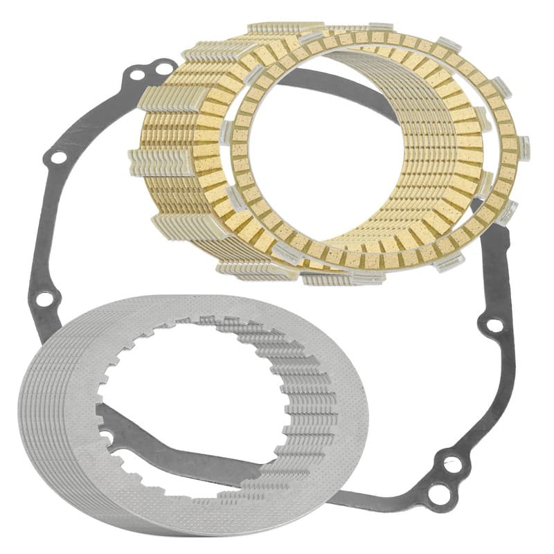 Clutch Friction Plates And Gasket Kit for Kawasaki Ninja ZX-12R ZX1200A 00 01