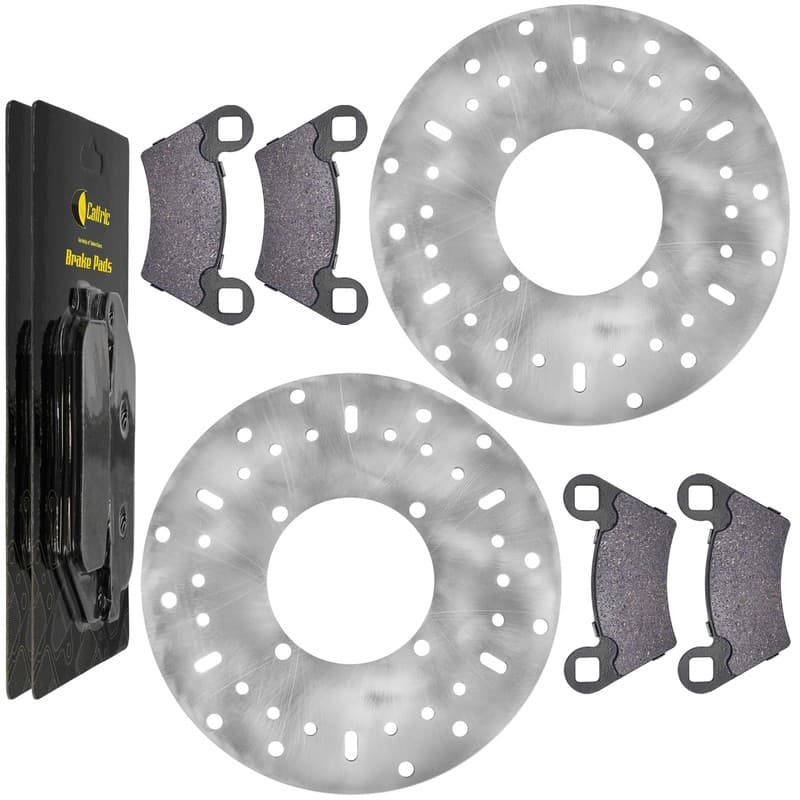 2 Front Brake Disc Pads for Polaris Ranger 400 4X4 2010-13/ Ranger 570 2014-21
