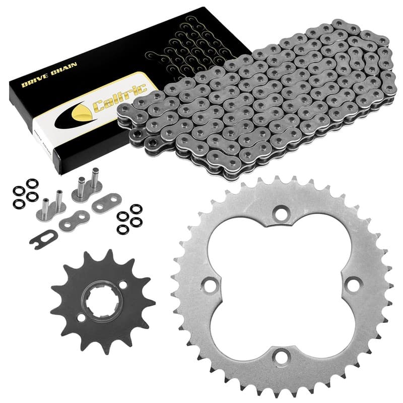 O-Ring Drive Chain & Sprockets Kit for Honda ATC250R 1986 / TRX250R 1986 1987