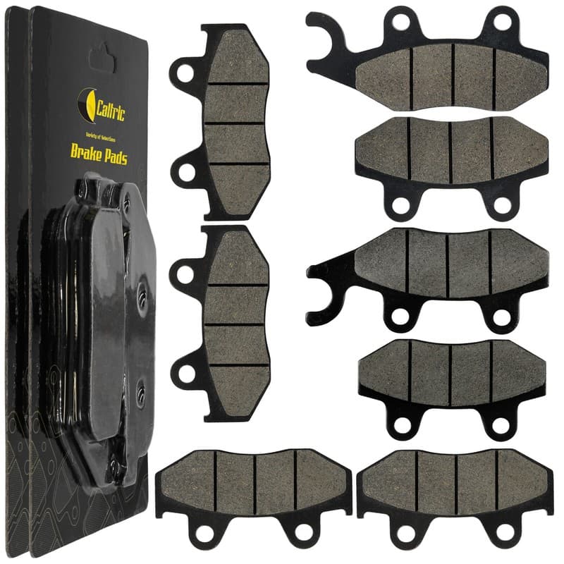 Caltric Front and Rear Brake Pads for John Deere XUV550 / S4 Gator (- 040000)