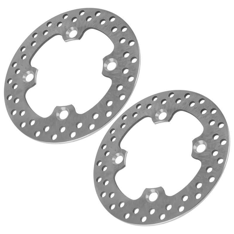 2 Front Brake Disc Rotor For Polaris Ranger Crew 800 4X4 EFI 2010 2011 2012-2014