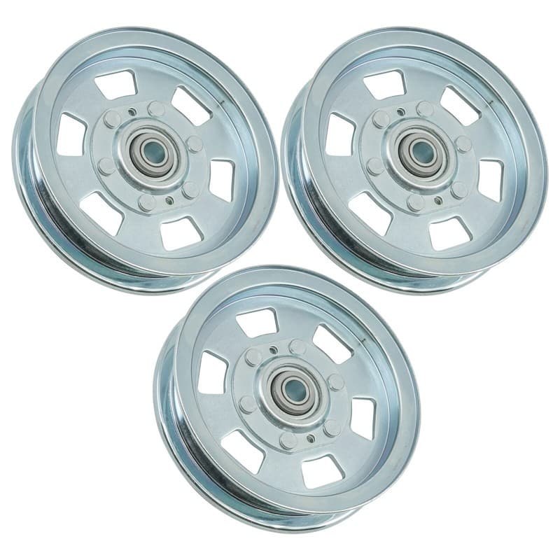 Caltric Flat Idler Pulley For Bad Boy ZT Series 48" 50" 54" 60" Deck QTY 3