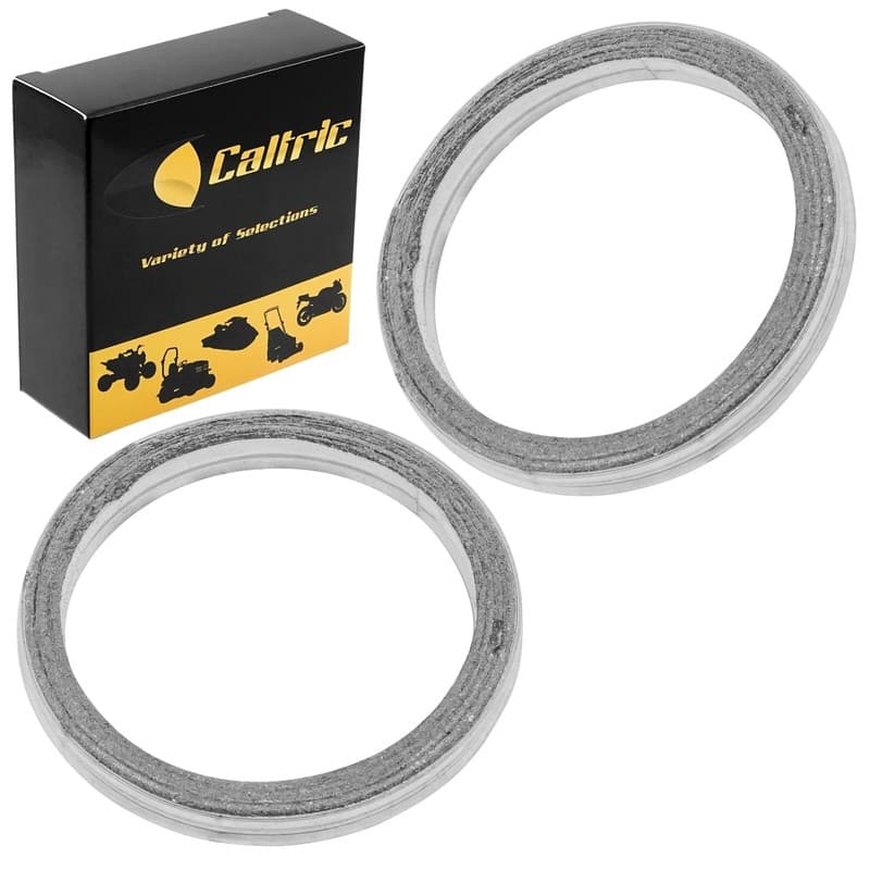2 Exhaust Muffler Pipe Gaskets for Yamaha XV535 Virago 535 1987-1990 1993-2000