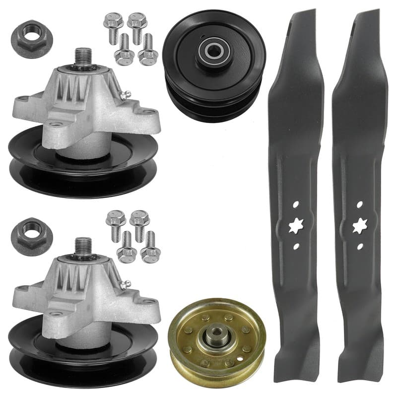 Deck Spindle Pulley Kit For Troy Bilt Super Bronco LT1742 LT1842 LTX1842