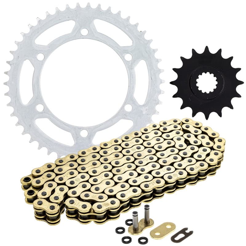 Sprocket Chain Set for Yamaha XJ6 FZ6R Diversion XJ6 16/46 Tooth 520 X-Ring Kit