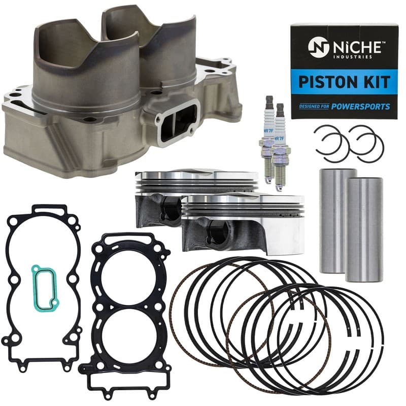 NICHE Cylinder Piston Gasket Kit for Polaris RZR 900 XP 4 5253037 3022278 (93mm)