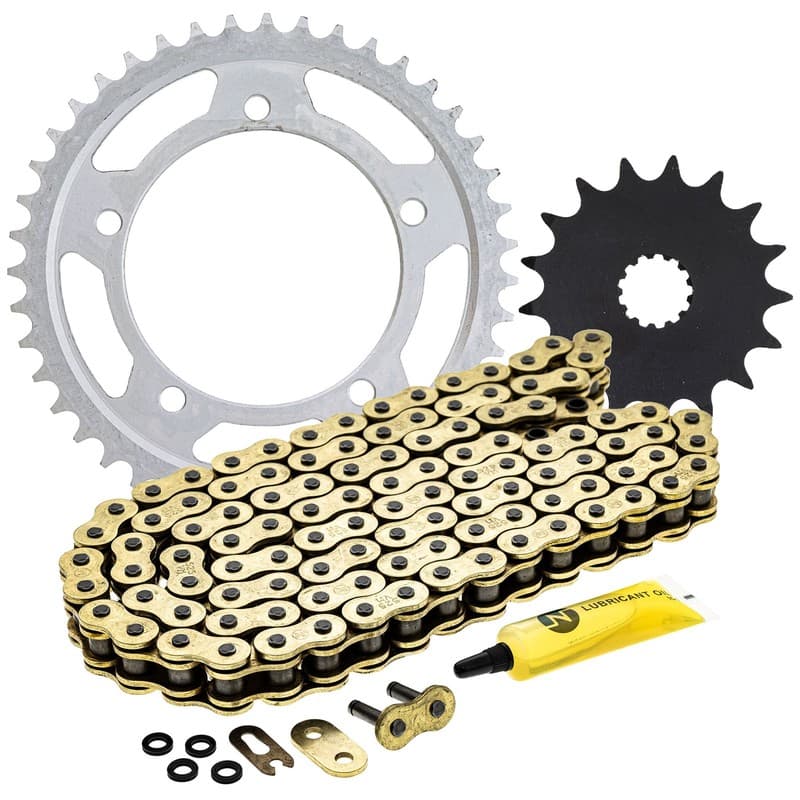 Sprocket Chain Set for Suzuki GSXR750 17/43 Tooth 525 X-Ring Front Rear Kit
